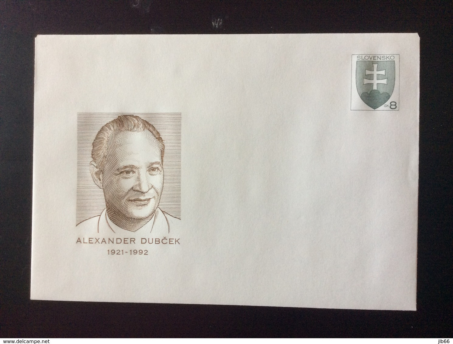 1996 : Alexandre DUBCEK (1921-1992) , 75ème Anniversaire De Sa Naissance ** COB 16 Michel U 16 - Enveloppes