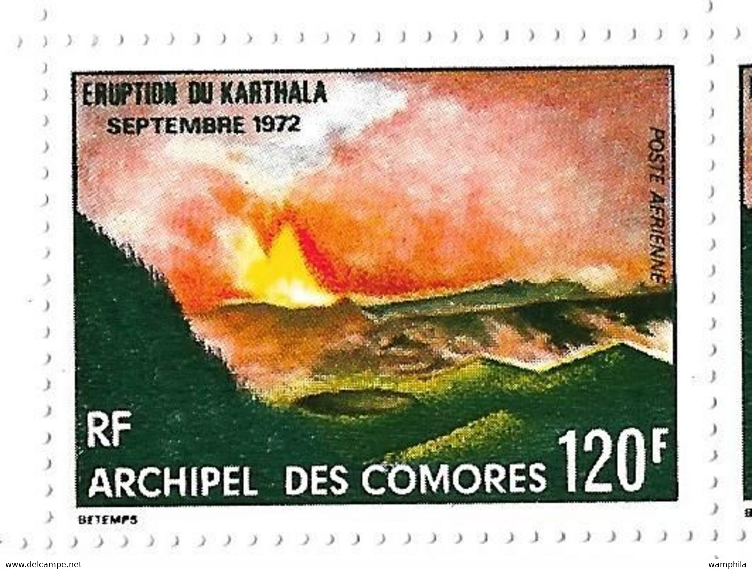 Comores N°54** En Feuille De 25 Coin Daté, Cote 200€. - Unused Stamps