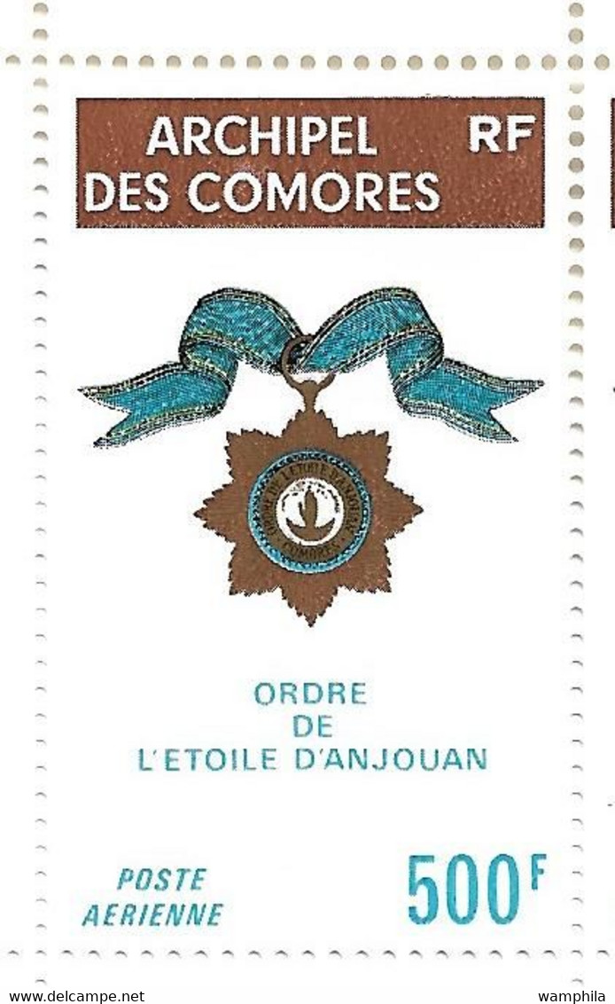 Comores N°58** En Feuille De 25 Coin Daté, Cote 350€. - Unused Stamps