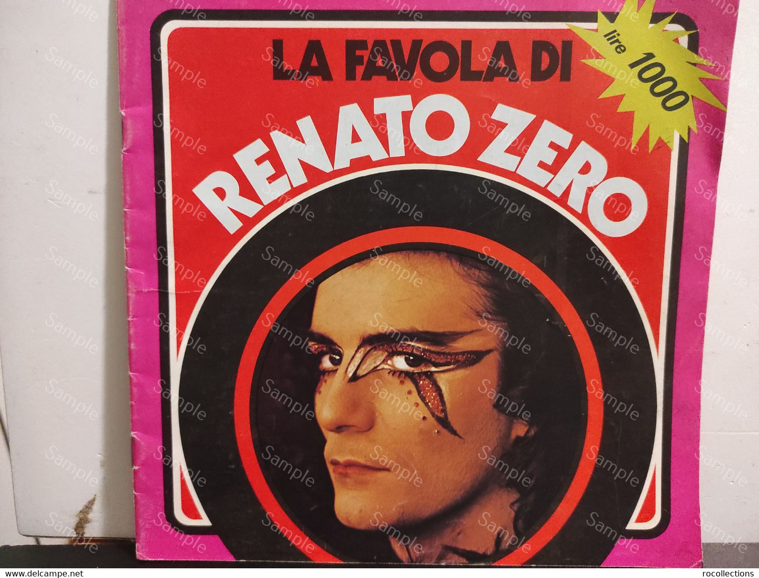 Italian Magazine Rivista LA FAVOLA DI RENATO ZERO Editrice VELOX Roma 1979 - Music