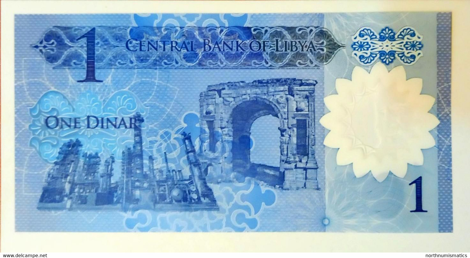 Libya 1 Dinar Plastic Unc - Libya