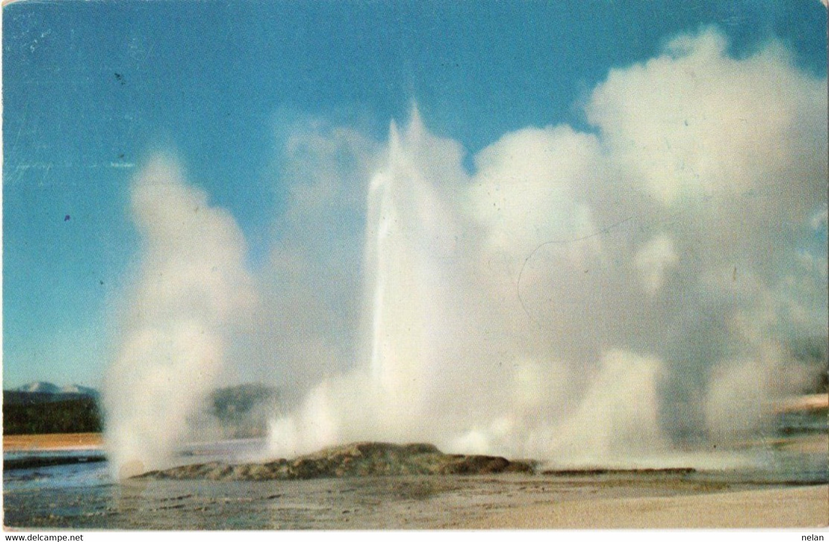 CLEPSYDRA GEYSER OF THE FOUNTAIN GROUP - F.P. - STORIA POSTALE - Yellowstone