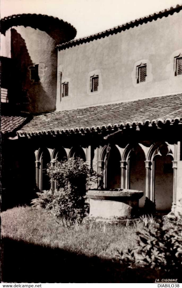 CHARLIEU   ( LOIRE )  ABBAYE BENEDICTINE. CLOITRE DU XIV ° SIECLE ET SON PUITS - Charlieu