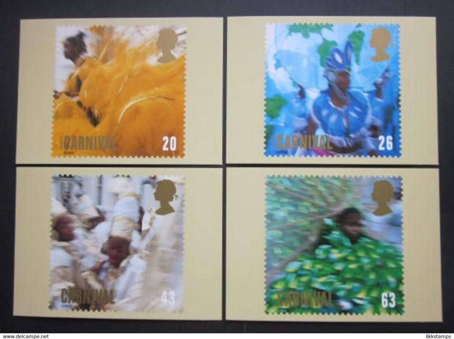 1998 'EUROPA'. FESTIVALS P.H.Q. CARDS UNUSED, ISSUE No. 200 (B) #00950 - Carte PHQ