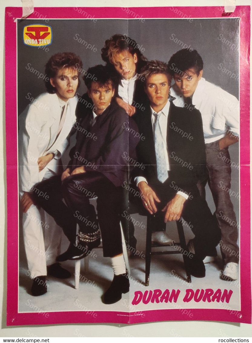 Italy Italia Italian Poster DURAN DURAN - SIMON LE BON.  53x41 Cm. - Affiches & Posters