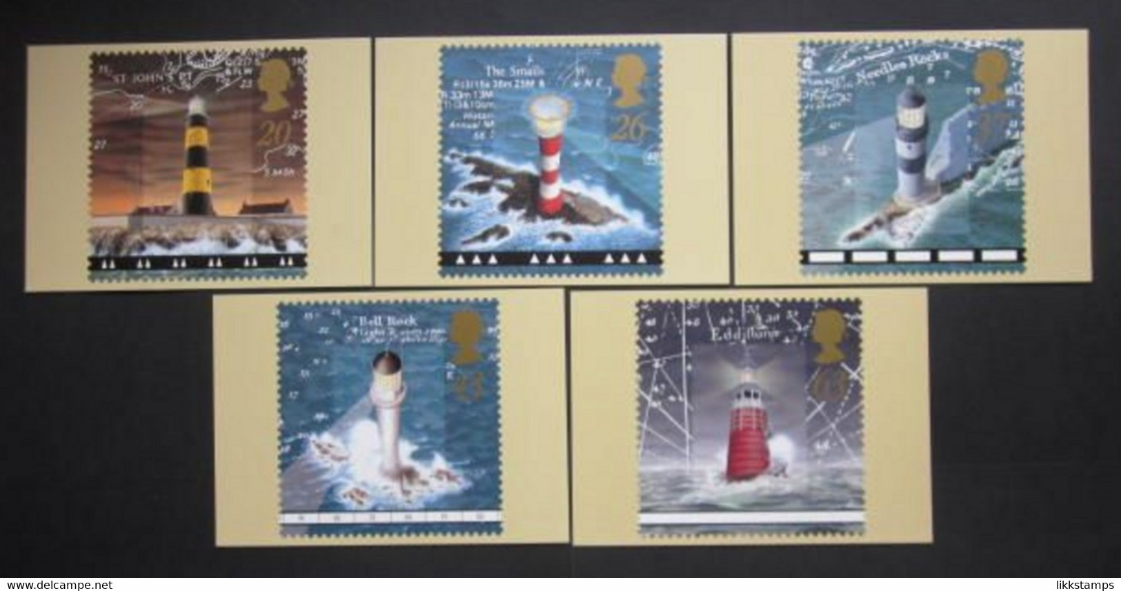 1998 LIGHTHOUSES P.H.Q. CARDS UNUSED, ISSUE No. 196 (B) #00955 - Carte PHQ