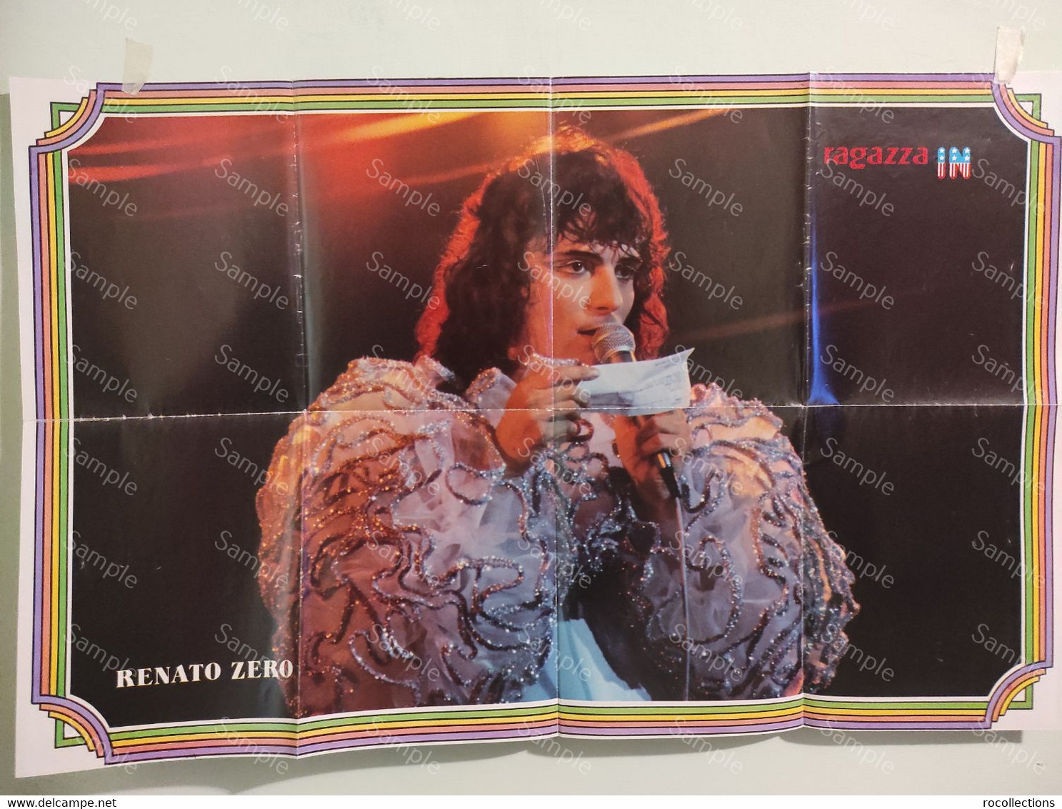 Italy Italia Poster Eccentric And Provocative Italian Singer RENATO ZERO  75x48 Cm. - Posters