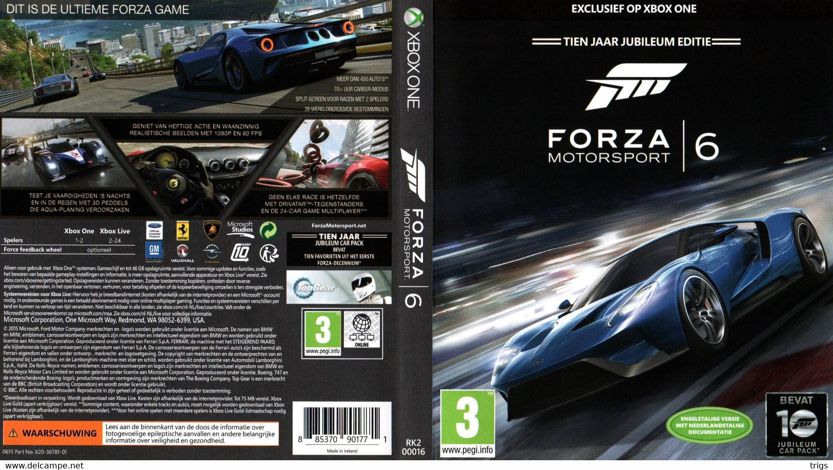 X Box One - Forza Motorsport 6 - Xbox One