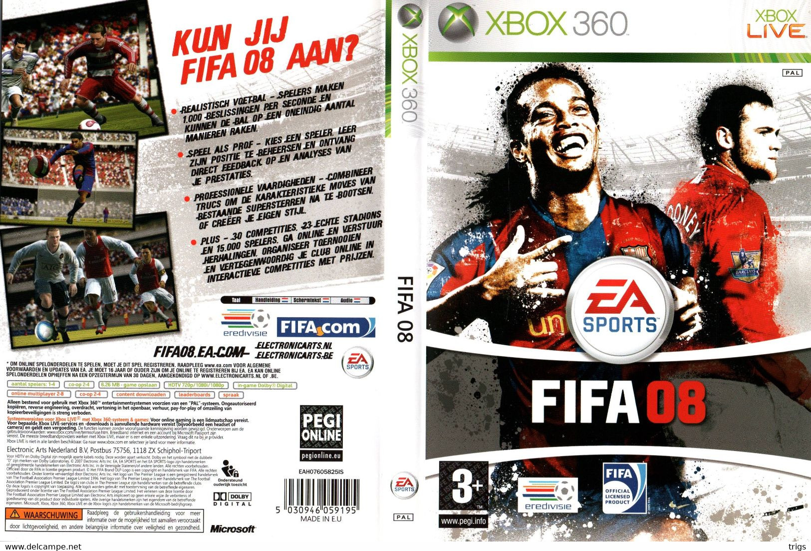 X Box 360 - Fifa 08 - Xbox 360