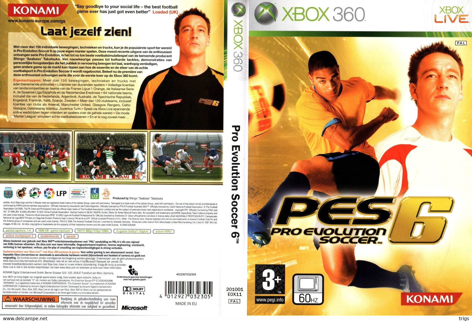 X Box 360 - Pro Evolution Soccer 6 - Xbox 360