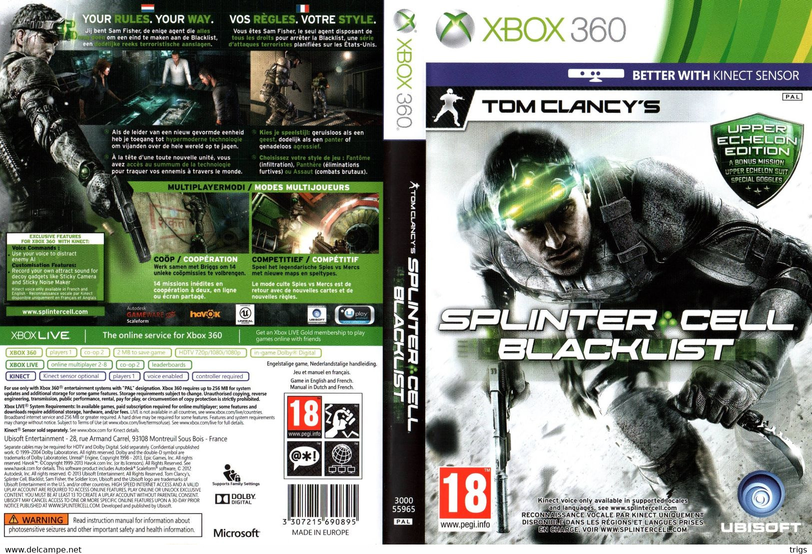 X Box 360 - Tom Clancy's Splinter Cell: Blacklist - Xbox 360