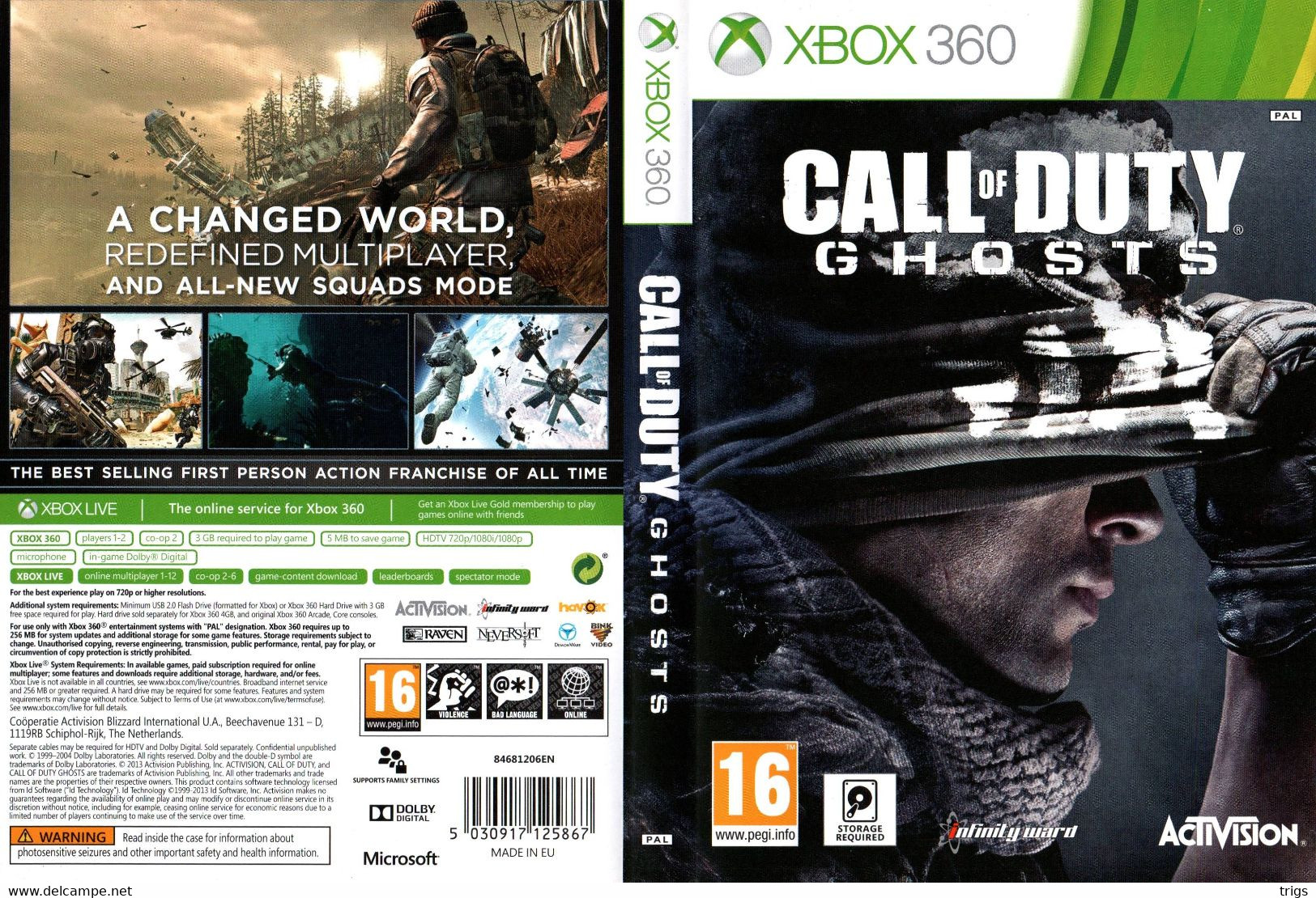 X Box 360 - Call Of Duty: Ghosts - Xbox 360