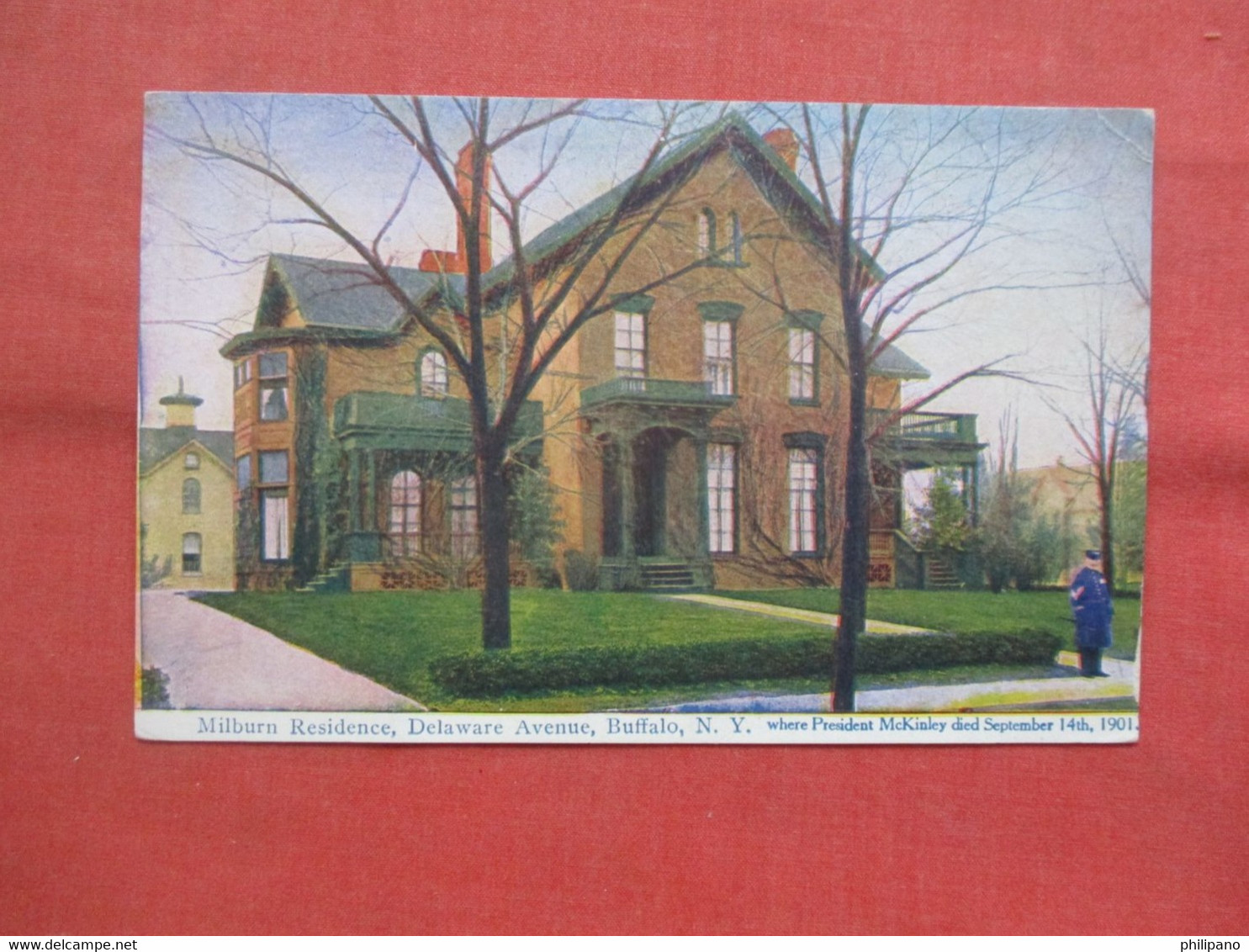 Milburn Residence.  Buffalo NY  Where President McKinley Died  Buffalo New York > Buffalo   Ref 5665 - Buffalo