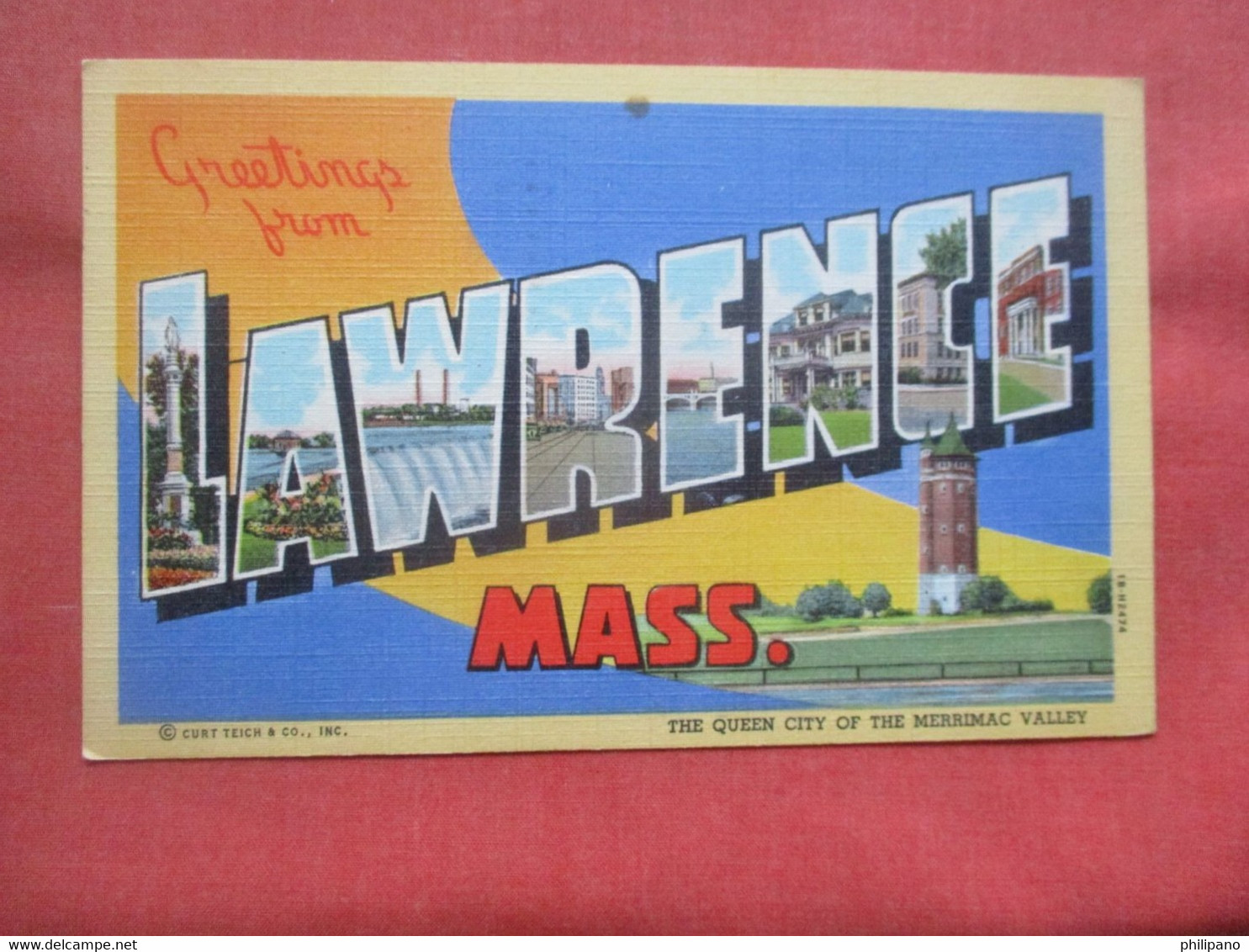 Greetings   Lawrence Massachusetts > Lawrence      Ref 5665 - Lawrence