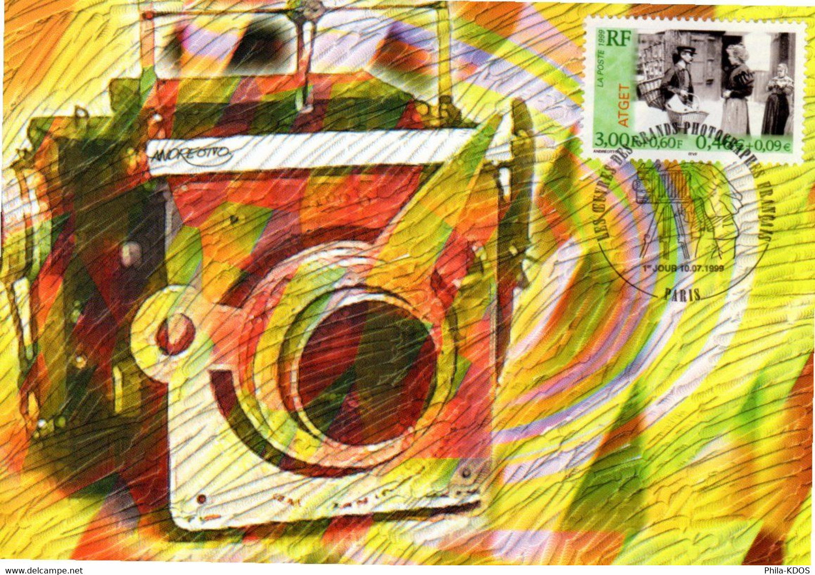 &#9989; 1999 " LES OEUVRES DES GDS PHOTOGRAPHES " Sur 6 Cartes Maximum N° YT 3262 à  3267. Parfait état. CM A SAISIR - Colecciones & Series