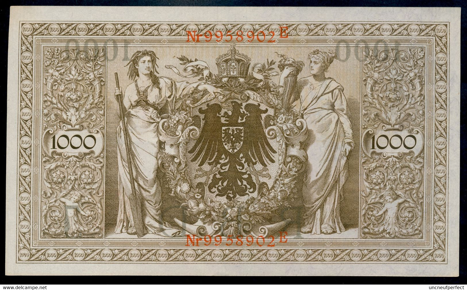 P44b Ro 45c DEU-40c  7 Chifres N°9958902 E *** UNC NEUF *** Lettre  J  1000 Mark 1910 - 1000 Mark