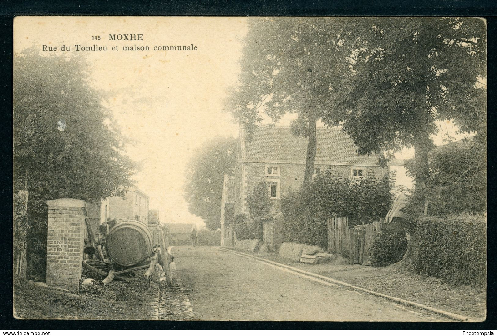 CPA - Carte Postale - Belgique - Moxhe - Rue De Tomlieu Et Maison Communale (CP20510OK) - Hannut