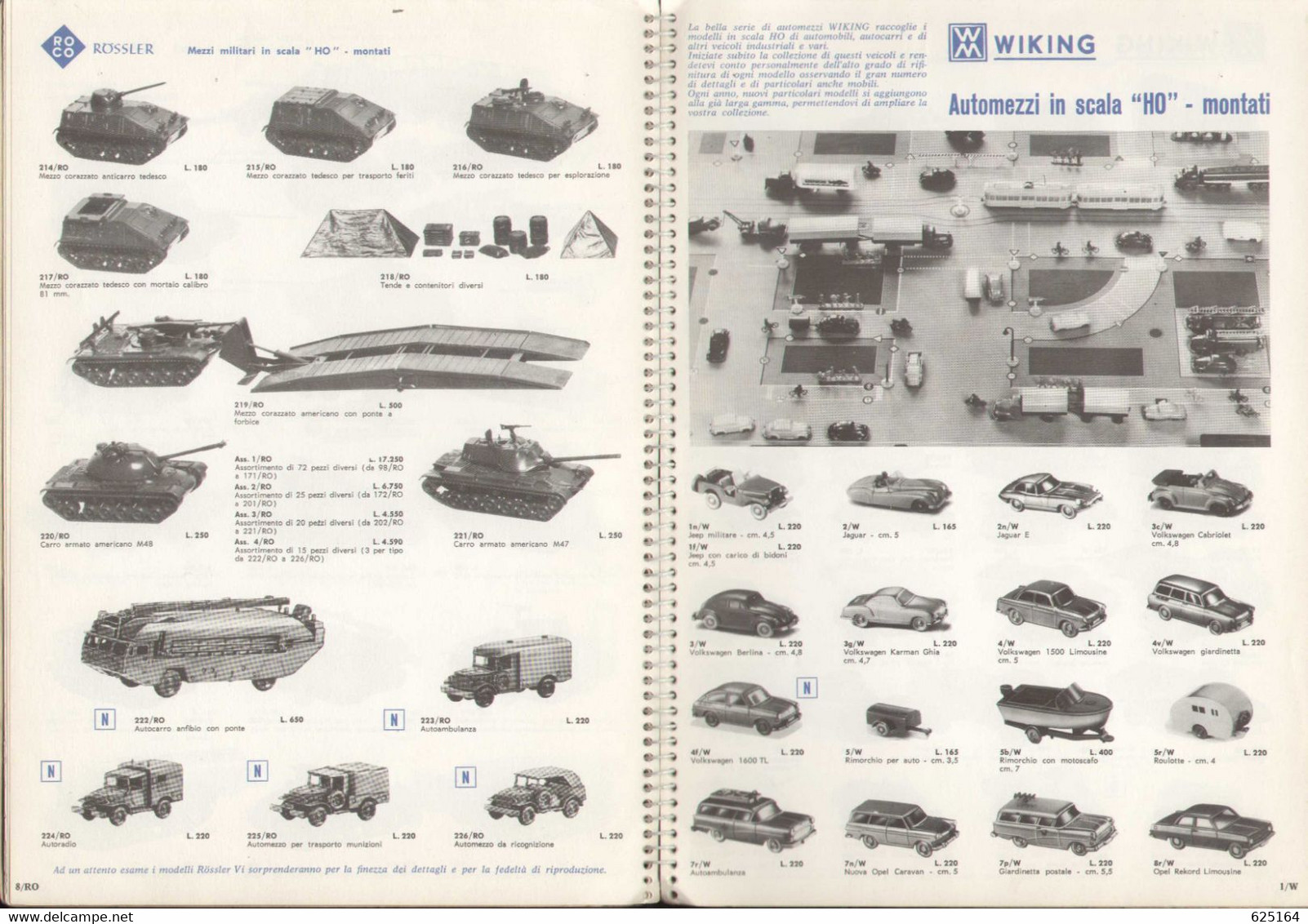 Catalogue RIVAROSSI MODELLISTI 1967/68 RÖSSLER WIKING PREISER EHEIM MINITRAINS CASADIO - En Italien - Non Classés