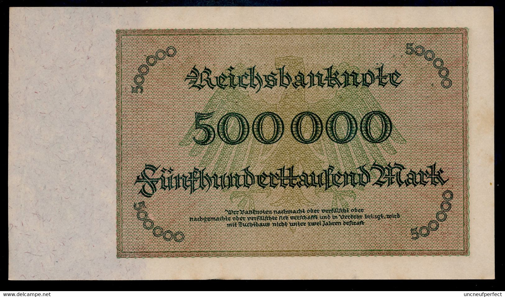 P88b Ro87f DEU-99f  - 500 000 Mark Impression Privée  UNC NEUF - 500000 Mark