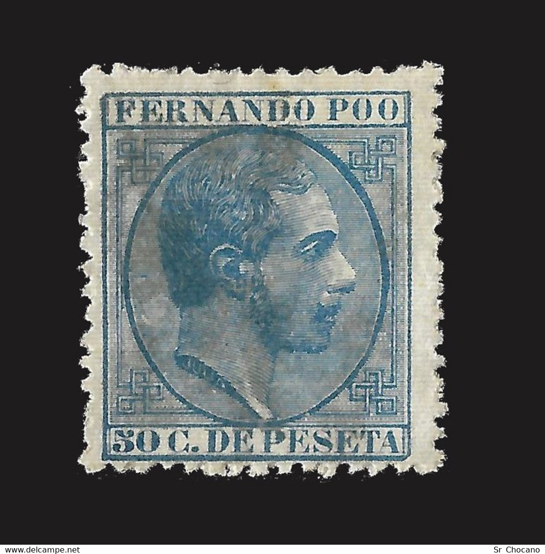 FERNANDO POO.1879.Alfonso XII.Serie MNG. Edifil 2-4 - Fernando Po