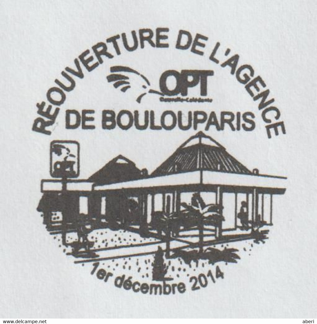 14353  PAP - BOULOUPARIS - Réouverture De L'agence Le 1/12/2014 - Briefe U. Dokumente