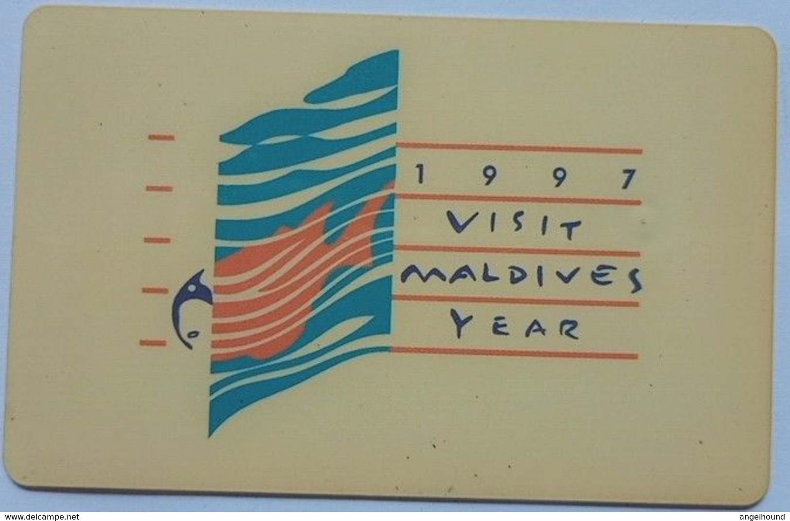 Maldives Chip Card Rf.30, 90MLDGIA " Save The Turtle " - Maldiven
