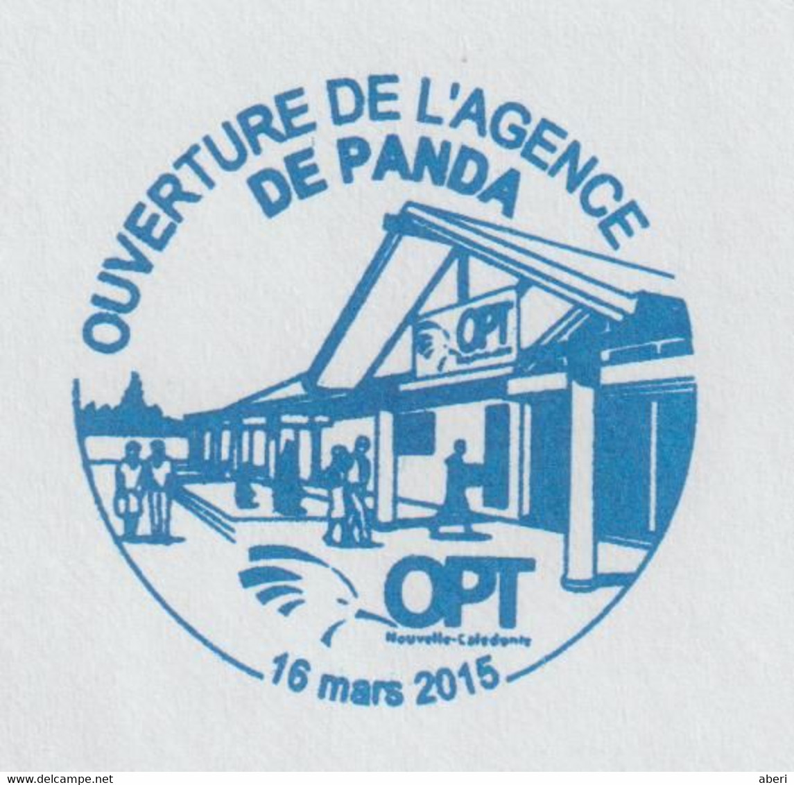 14356 PAP -  DUMBÉA - PANDA GA - OUVERTURE De L'AGENCE De PANDA - GA Le 16/3/2015 - Briefe U. Dokumente