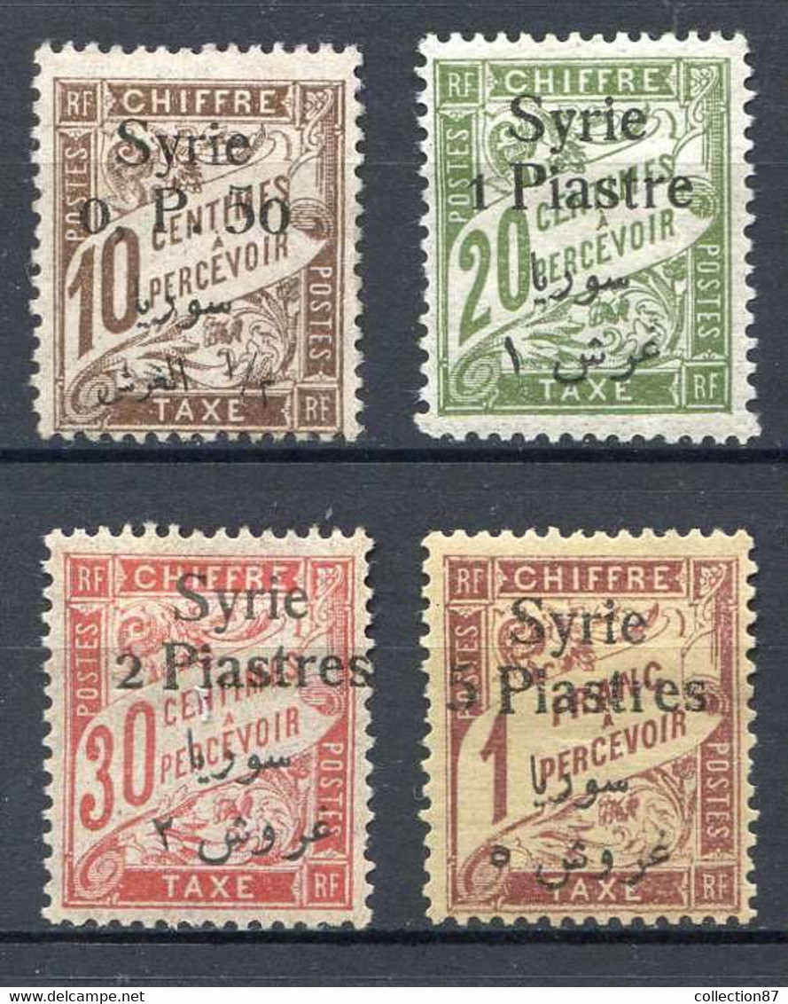 SYRIE -- TAXE N° 27 à 29 + 31 ⭐ Neuf Charnière - MH ⭐  -- SYRIA SIRIA - Postage Due