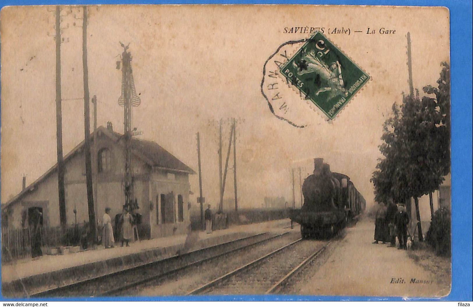 10 - Aube - Savieres - La Gare (N7691) - Autres & Non Classés