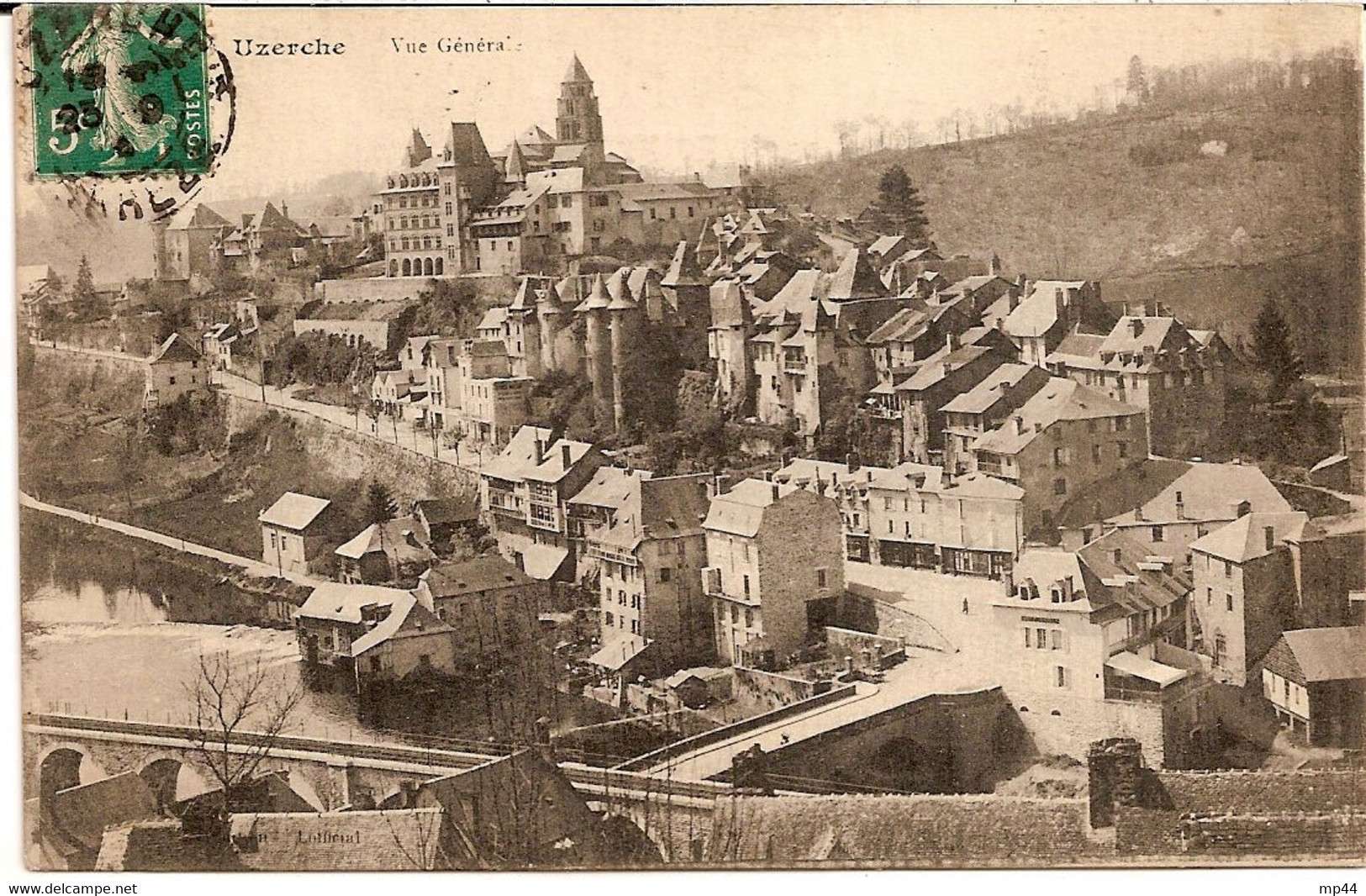 5H8 --- 19 UZERCHE Vue Générale - Uzerche