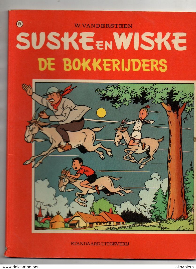 Suske En Wiske N°36 De Bokkerijders Par Vandersteen - Standaard Uitgeverij De 1975 - D/1972/0034/318 - 4/1/1975 - Suske & Wiske