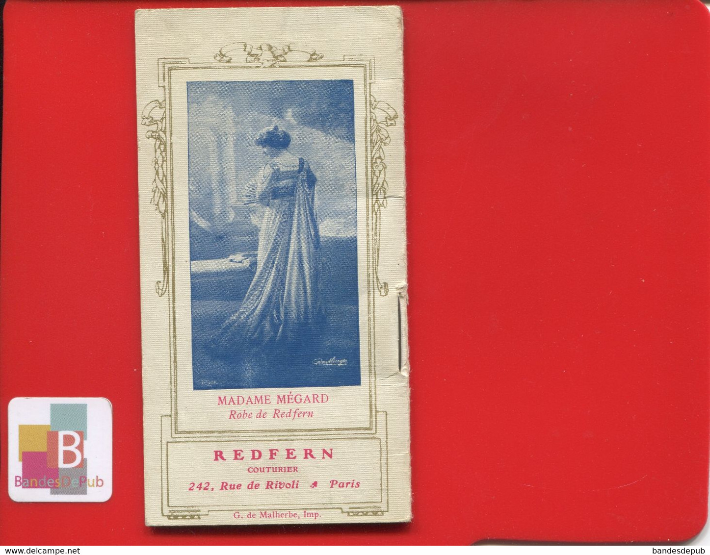 Rare Agenda HOEL PUBLICATIONS Pierre Lafitte Champs Elysées Paris Phot Reutlinger  Femme Mégard Redfern Couturier Femina - Tamaño Pequeño : ...-1900