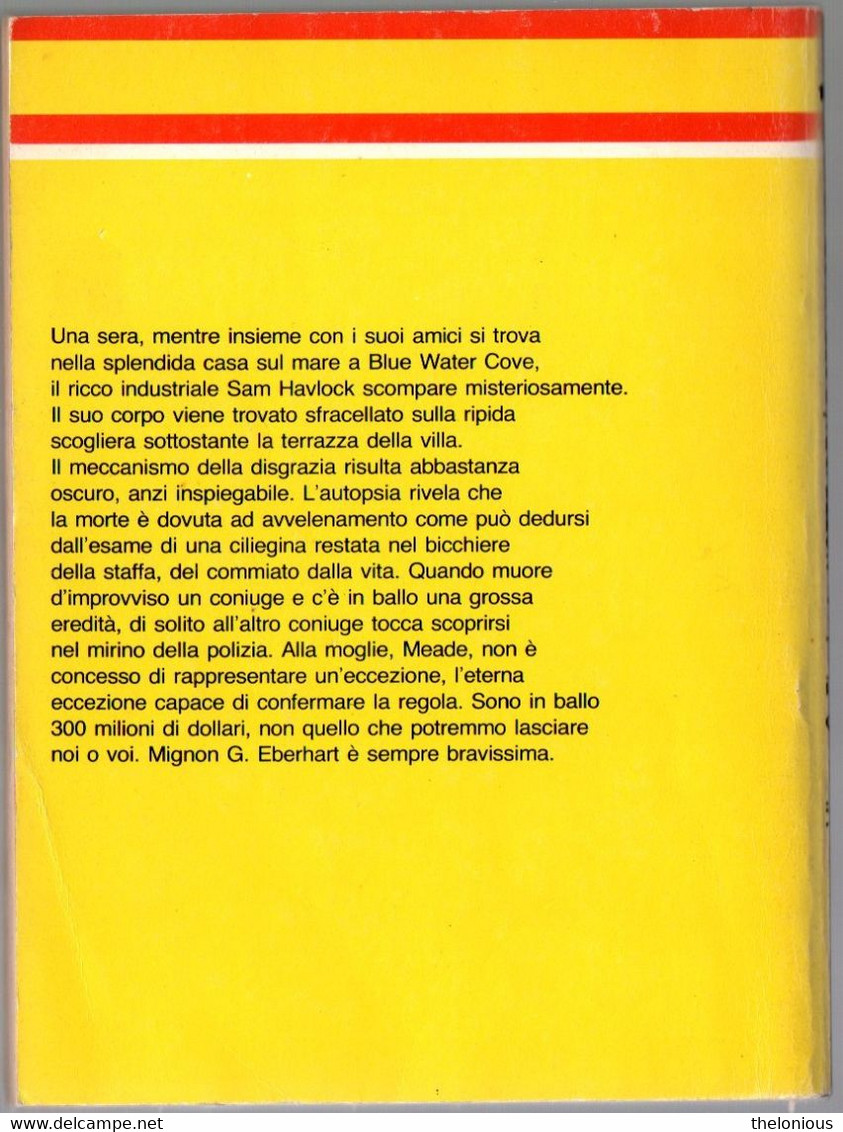 # Notte Ideale Per Un Delitto - Mignon G. Eberhart - Giallo Mondadori N 1646 - Gialli, Polizieschi E Thriller