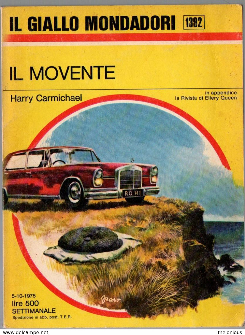 # Il Movente - Harry Carmichael - Giallo Mondadori N 1392 - Gialli, Polizieschi E Thriller