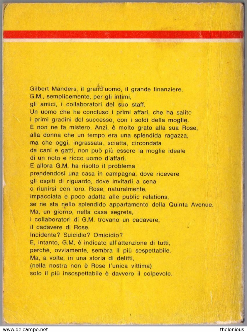 # La Casa Segreta - Mignon G. Eberhart - Giallo Mondadori N 1401 - Policíacos Y Suspenso