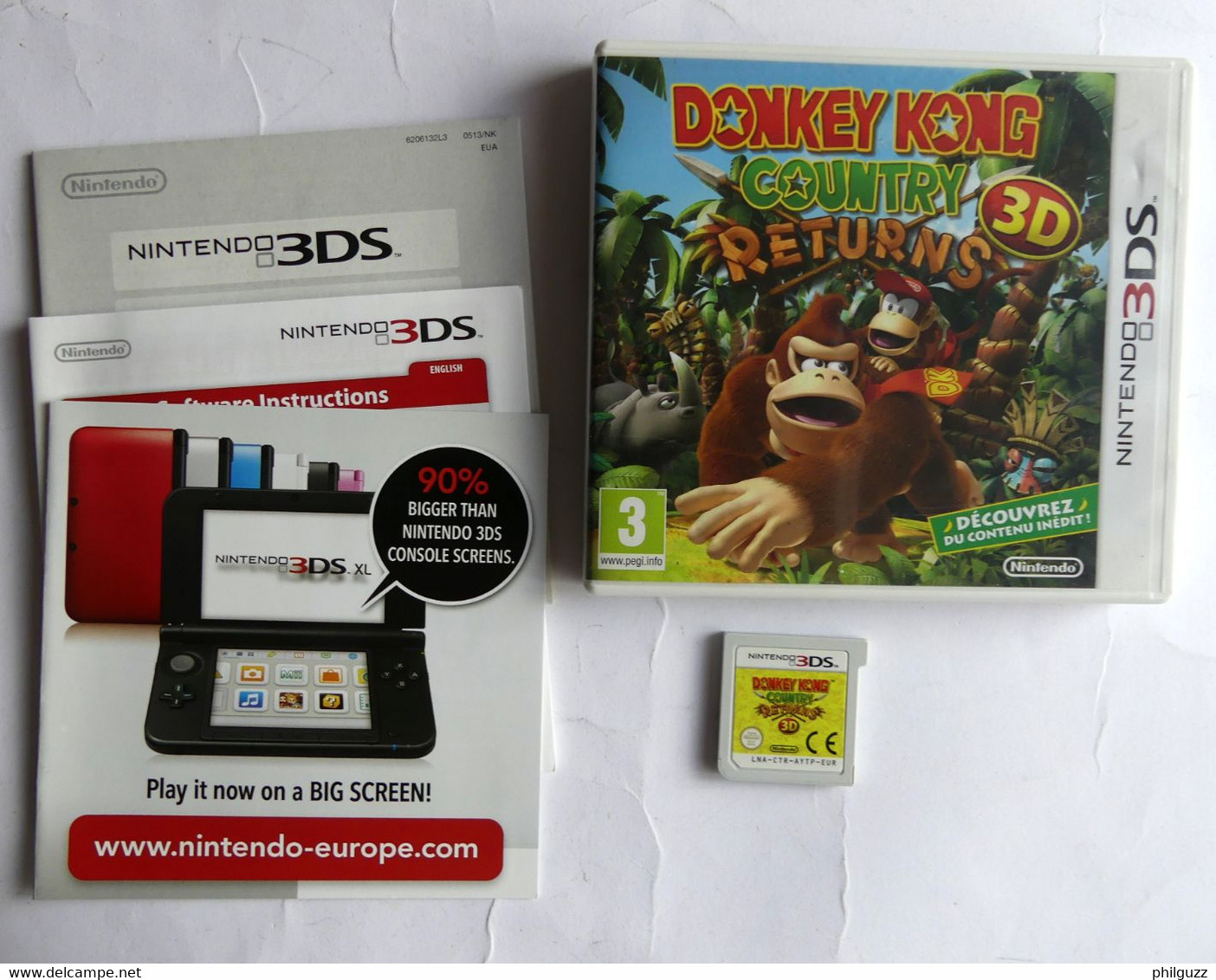 JEU NINTENDO DS DONKEY KONG COUNTRY RETURNS - Nintendo 3DS
