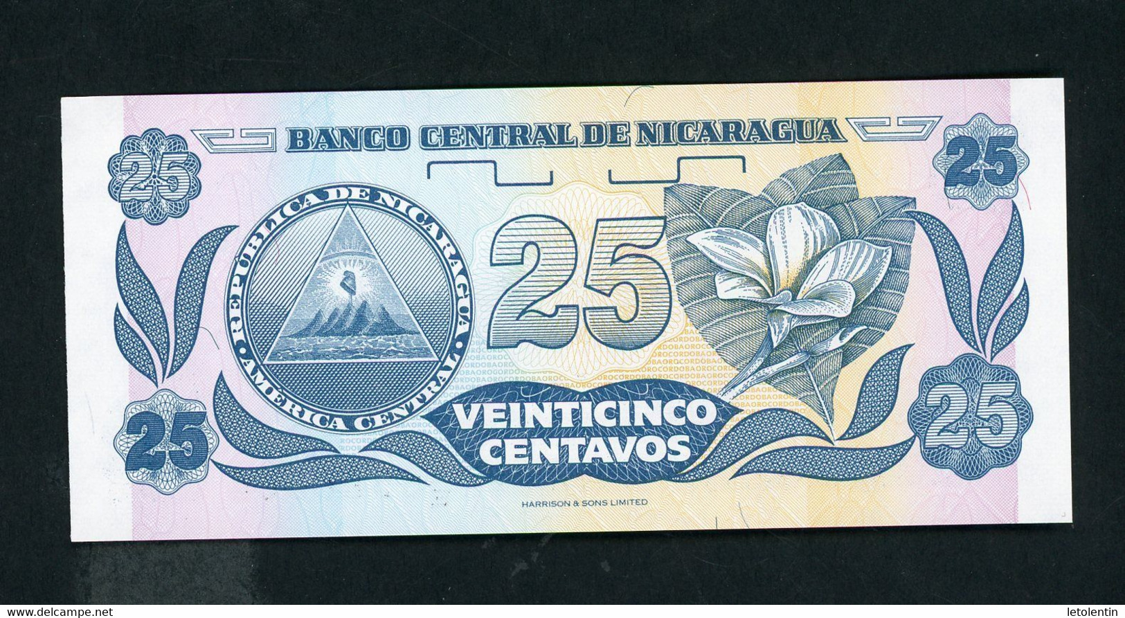 NICARAGUA : 25 CENTAVOS -  NEUF - Nicaragua
