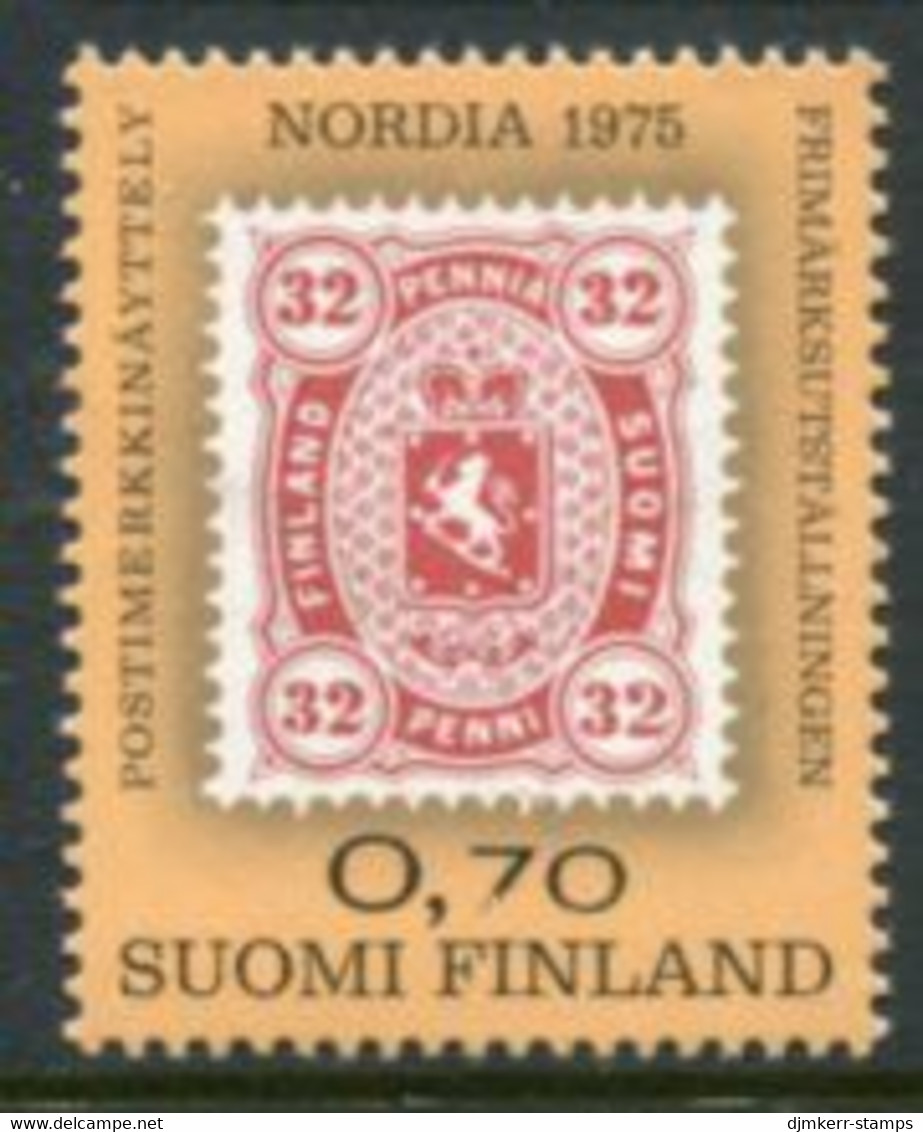 FINLAND 1975 NORDIA '75 Philatelic Exhibition MNH  / **.  Michel 763 - Unused Stamps