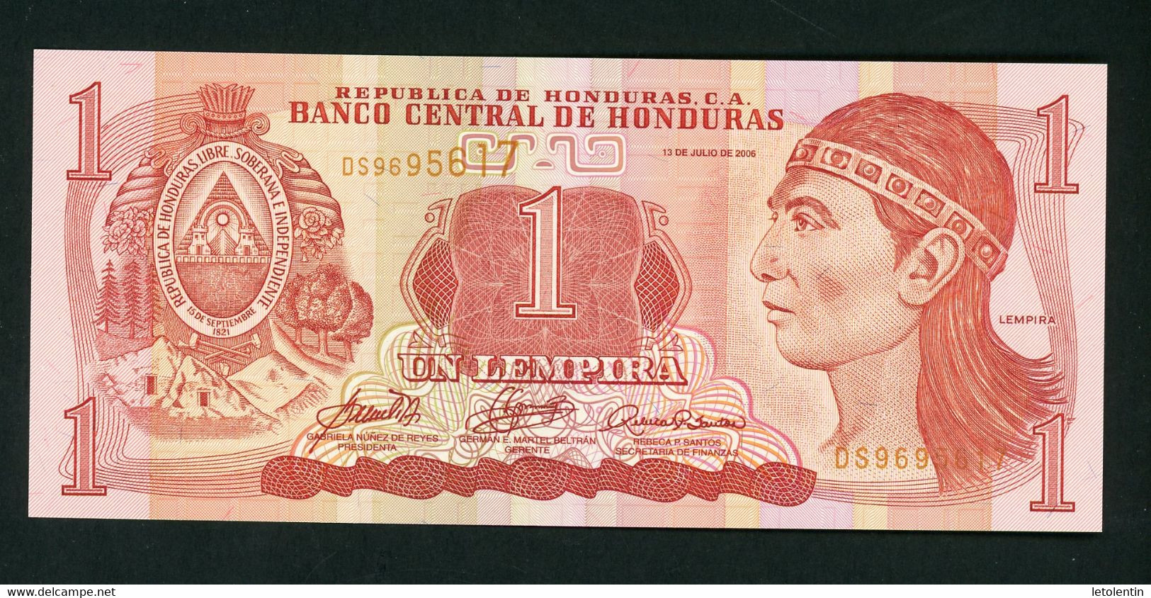 HONDURAS : 1 LEMPIRA -  NEUF - Honduras