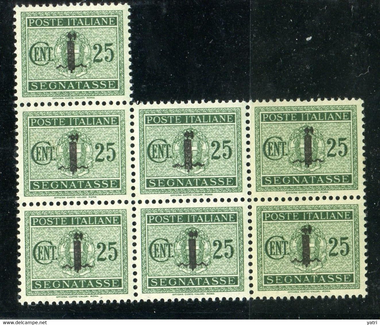 Repubblica Sociale (1944) - Segnatasse, 25 Cent.  ** - Postage Due