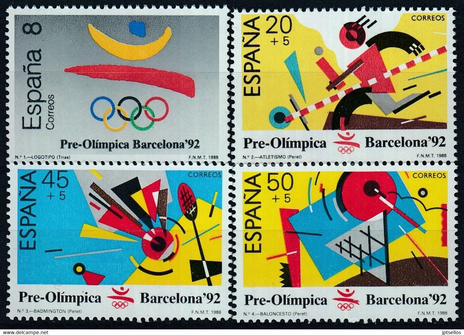 ESPAÑA 1988 Nº 2963/2966 NUEVO ** - Unused Stamps