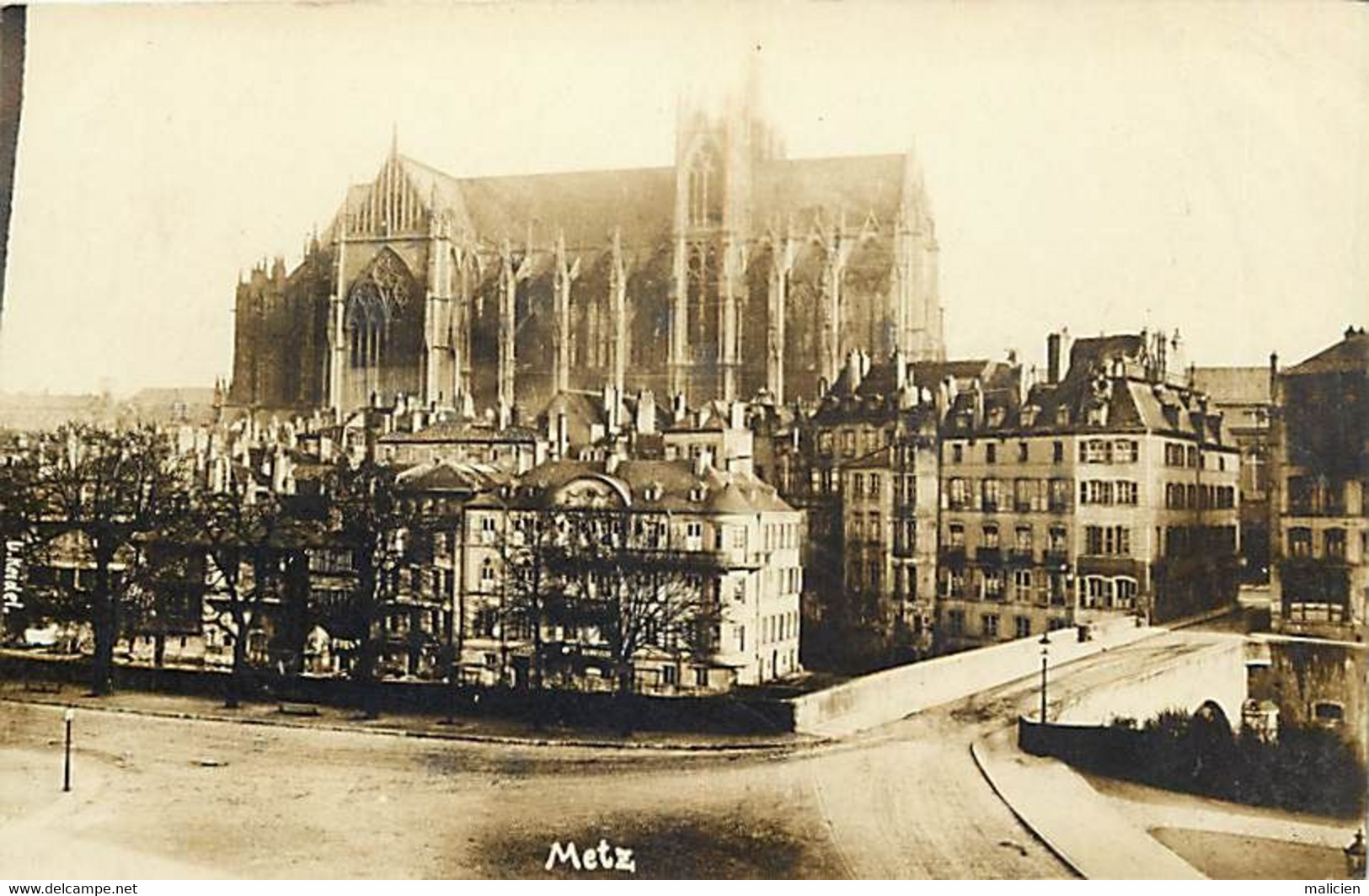 Dpts Div.- Ref-BC963- Moselle - Metz - Carte Photo Quartier Cathédrale - - Metz Campagne