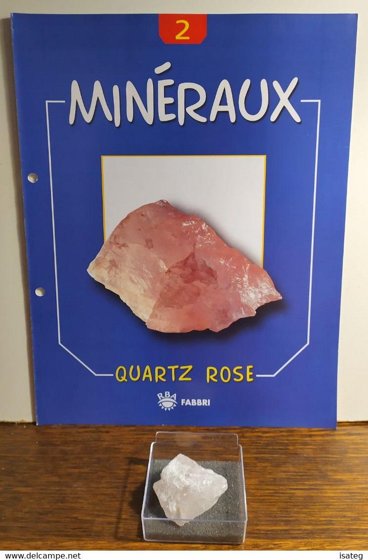 Minéraux N°2 : Quartz Rose - Fabbri - Minéraux
