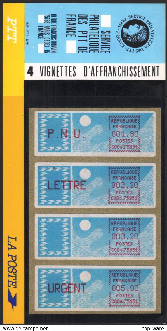 France ATM Stamps C004.75951 Michel 6.17 Zd Series ZS2 Last Day / Crouzet LSA Distributeurs Automatenmarken Frama Lisa - 1985 Papier « Carrier »