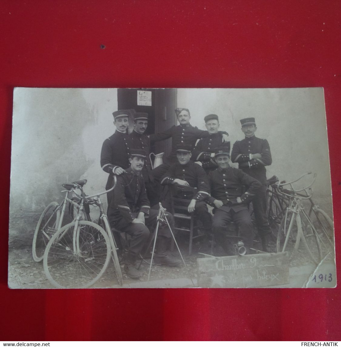 CARTE PHOTO SOLDAT ECOLE DU RUCHARD 1913 PREPARATION POUR SAINT MAIXENT - Sonstige & Ohne Zuordnung