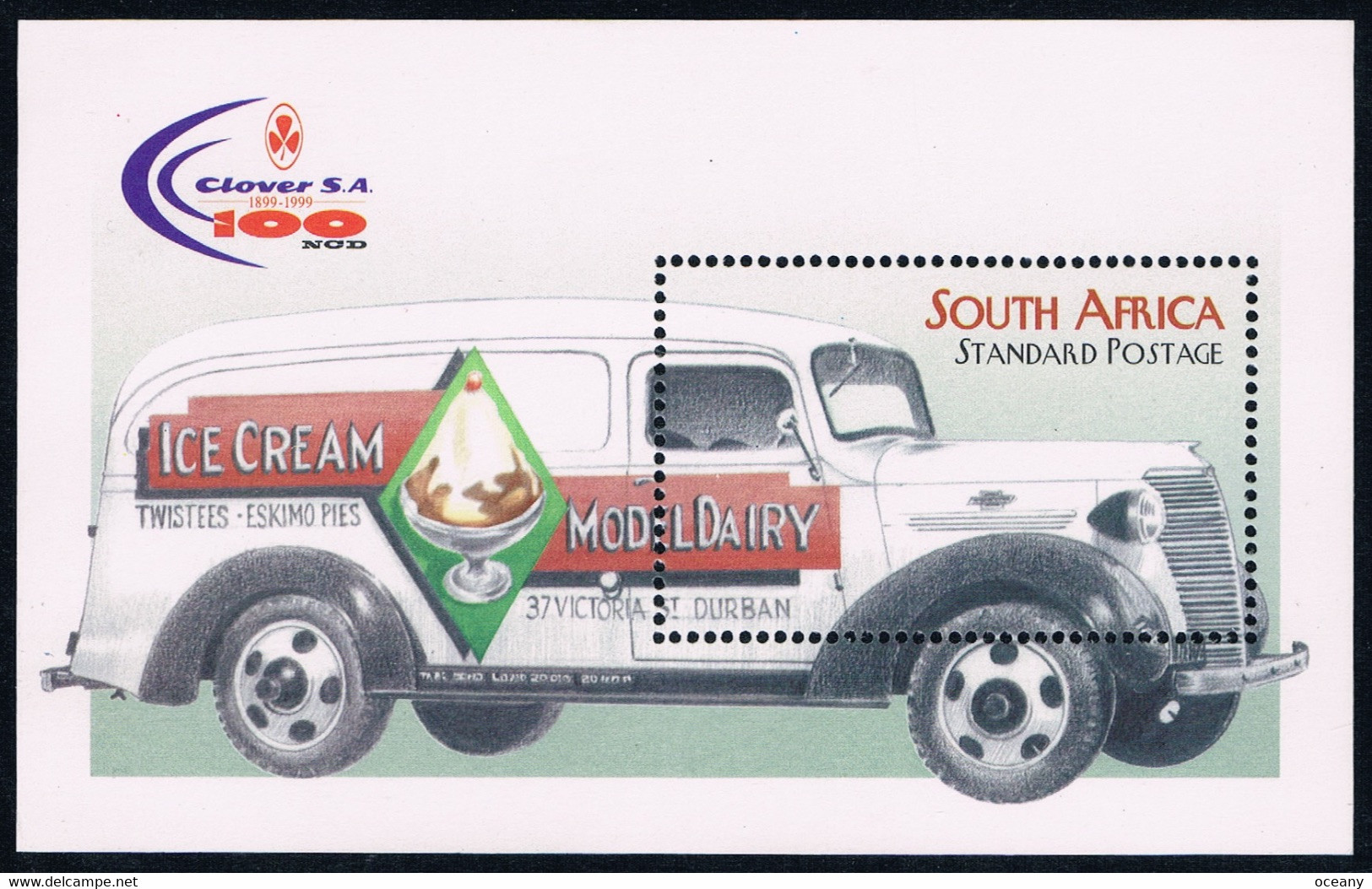 Afrique Du Sud - Centenaire De Clover S.A. BF 69 (année 1998) ** - Blocks & Sheetlets