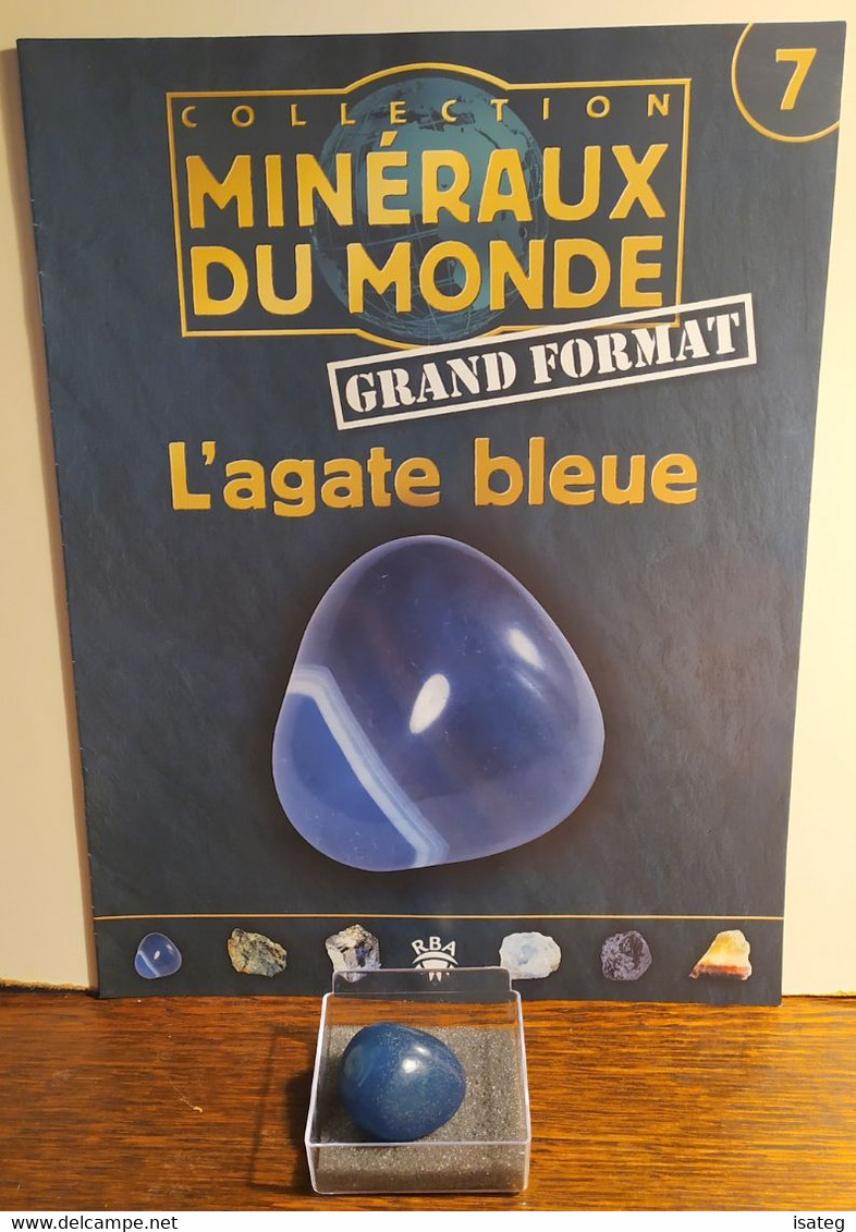 Collection Minéraux Du Monde N°7 : L'agate Bleue / Fabbri - Minéraux