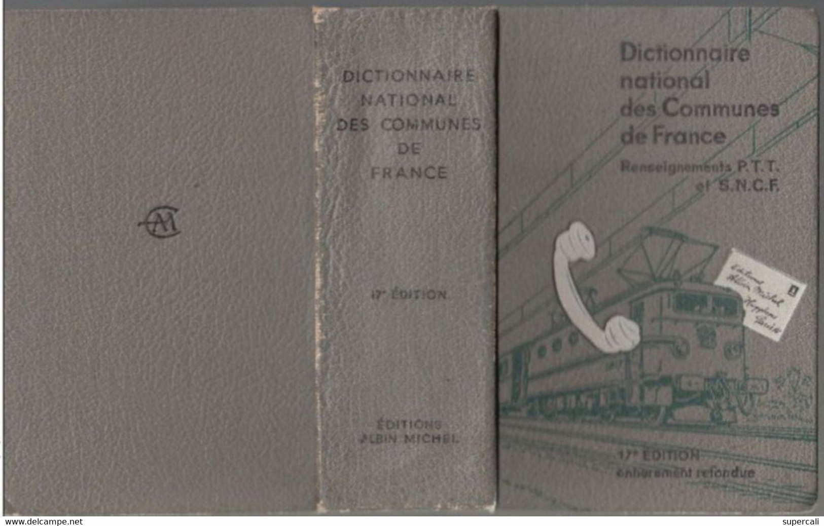 RT29.197 DICTIONNAIRE NATIONAL  DES COMMUNES DE FRANCE 1959 - Sin Clasificación