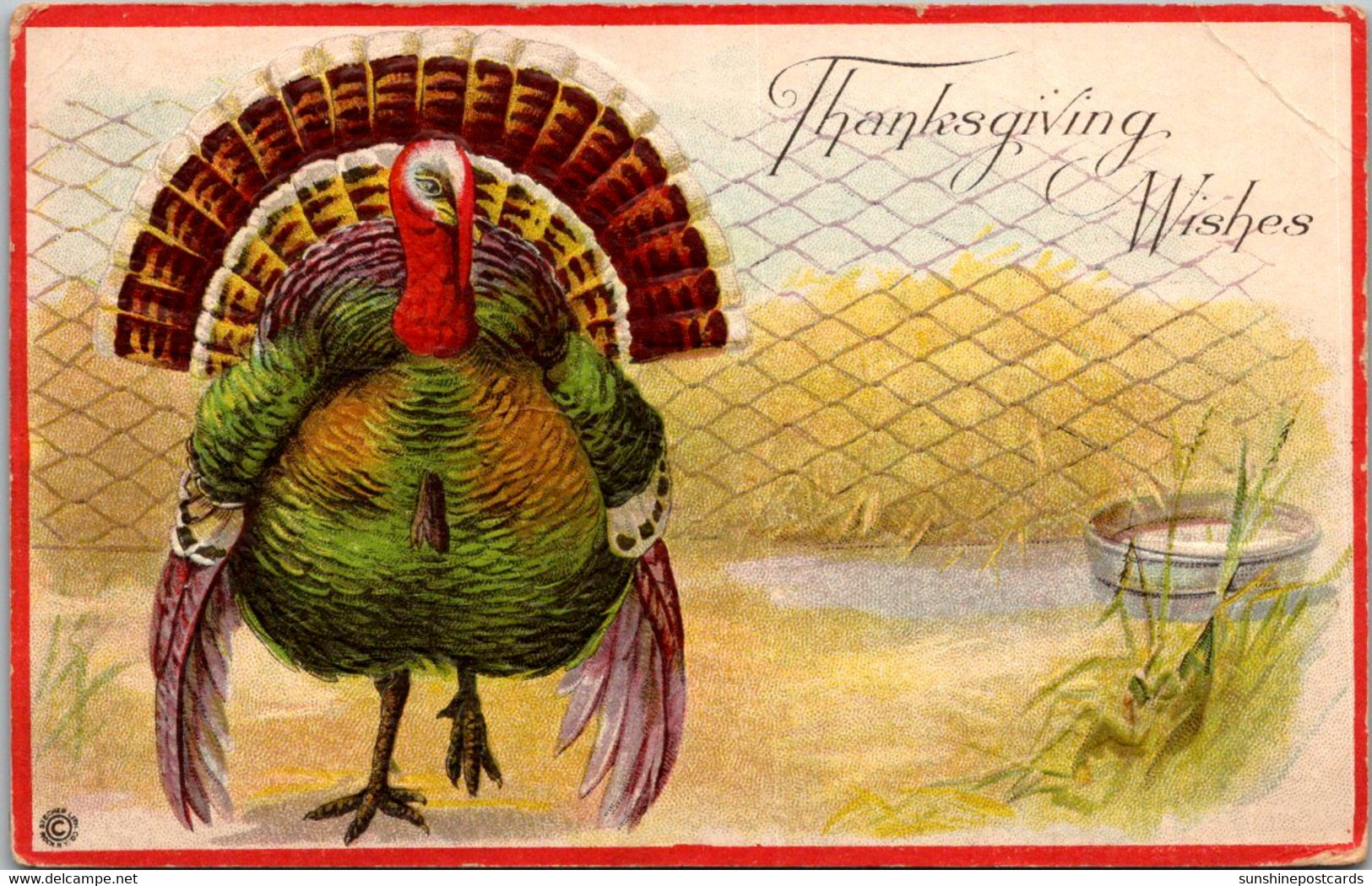 Thanksgiving With Turkey 1920 - Thanksgiving