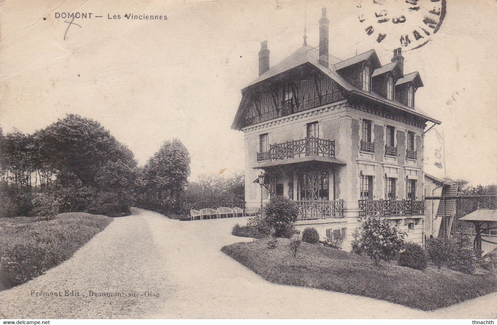 1914 Carte Postale Domont Les Vinciennes - Domont
